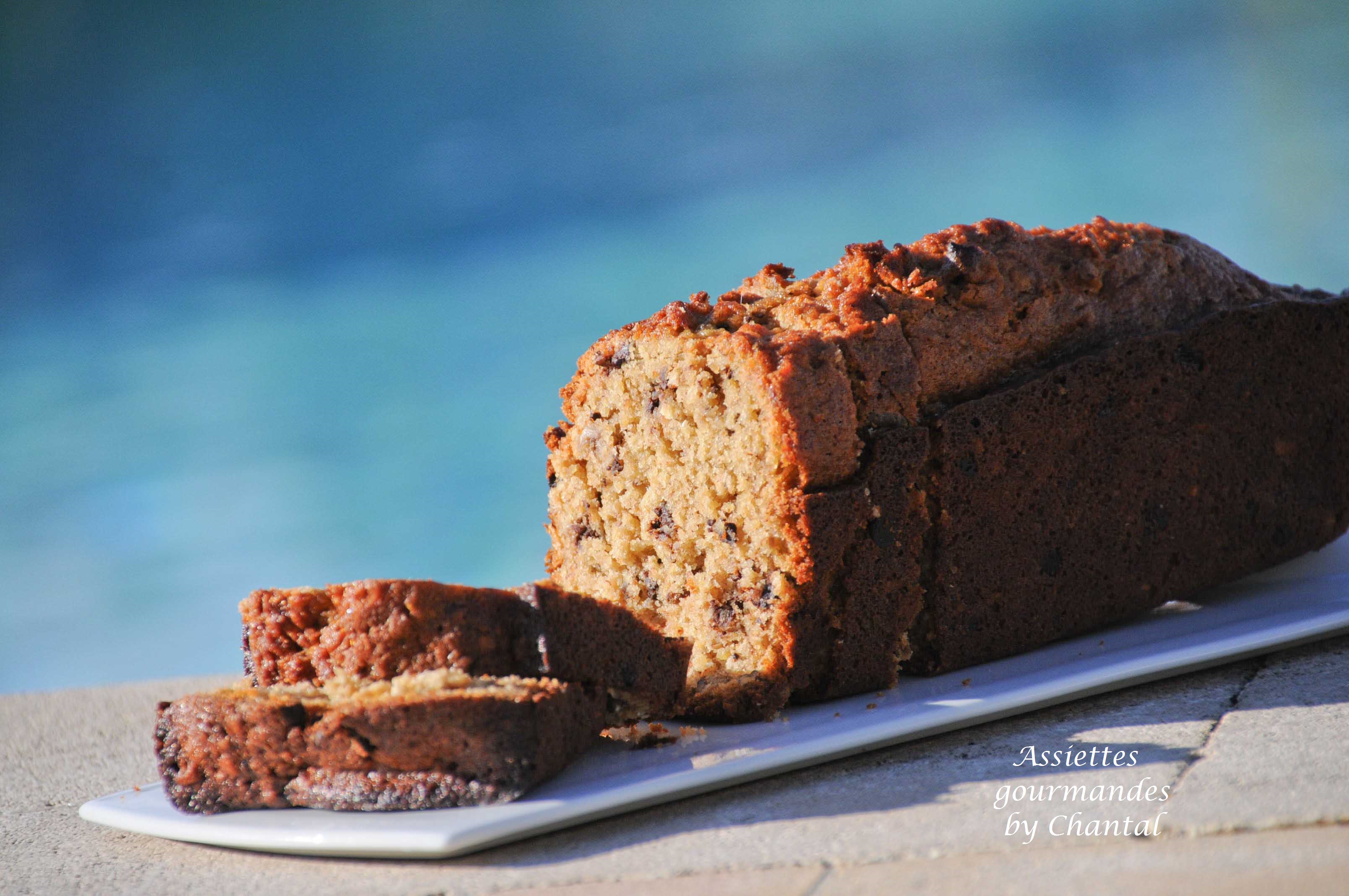 Cake bananes chocolat et noix
