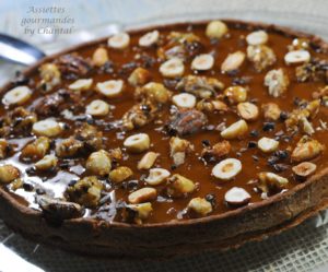 Tarte au caramel et aux fruits secs [Recette Christophe Adam]