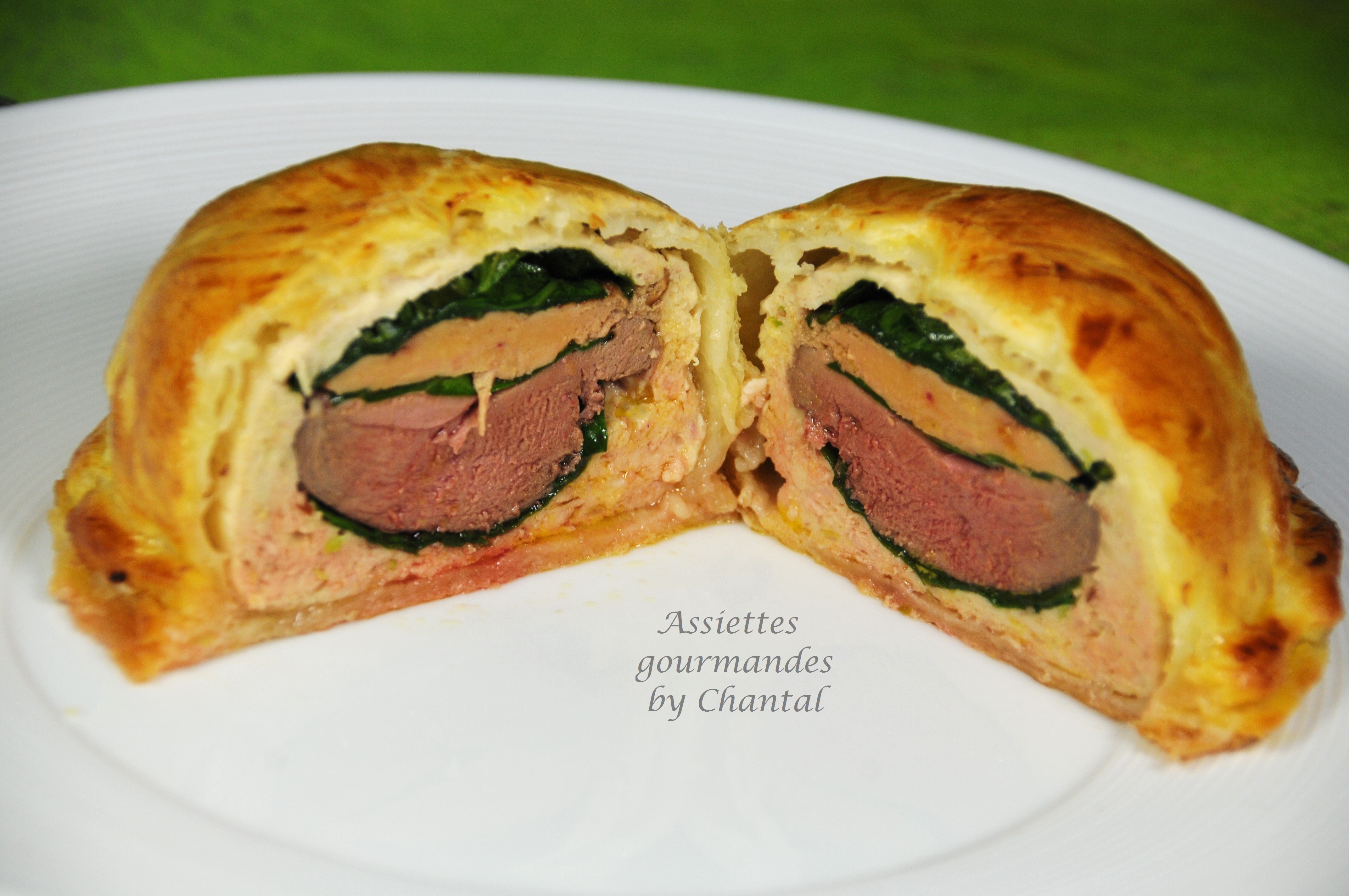 Tourte pigeon et foie gras