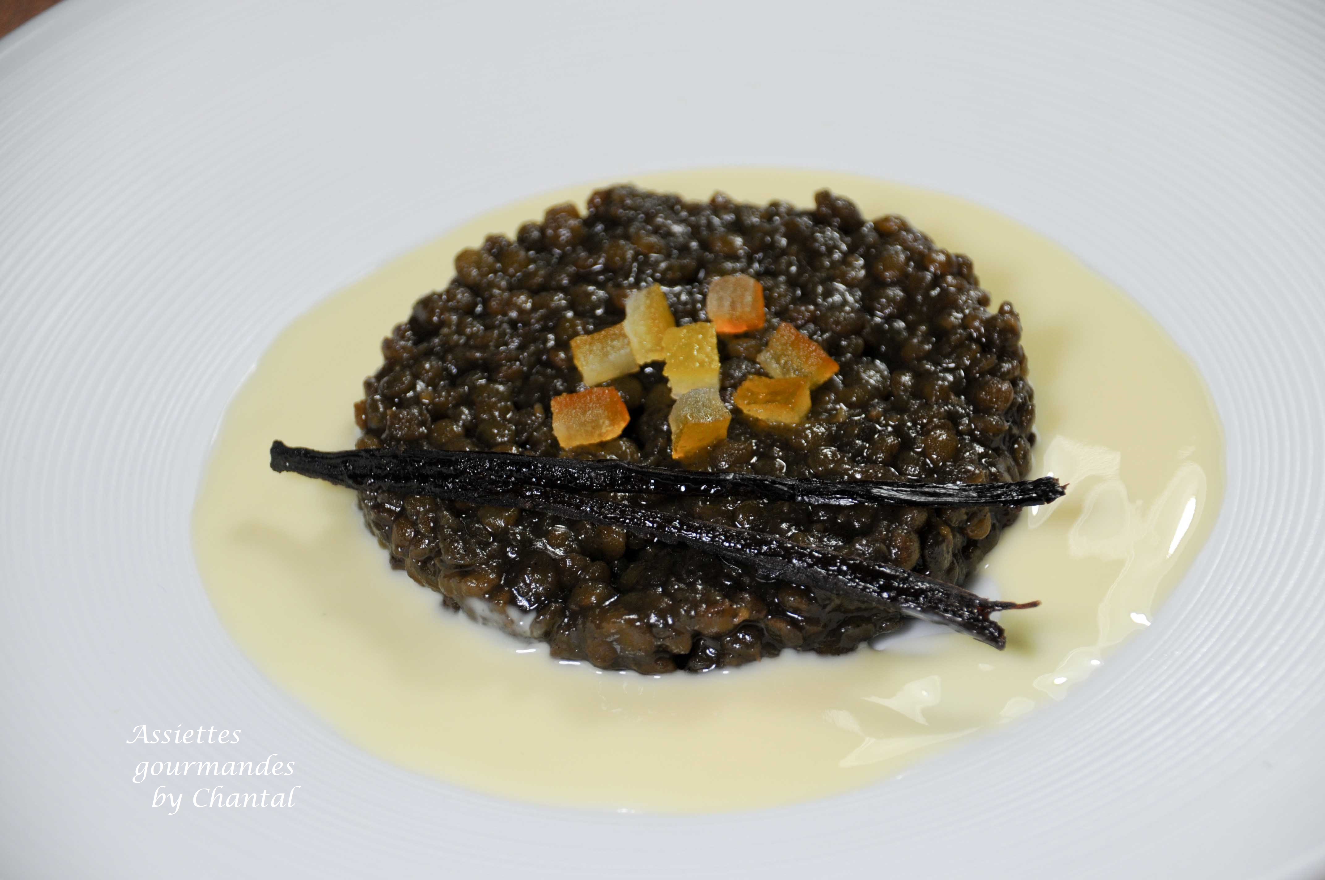 Lentilles Confites En Dessert Assiettes Gourmandes Lentilles Confites En Dessert Assiettes Gourmandes