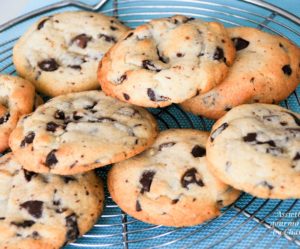 Cookies au coeur fondant chocolat