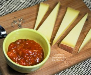 Chutney de tomates, gingembre et citron