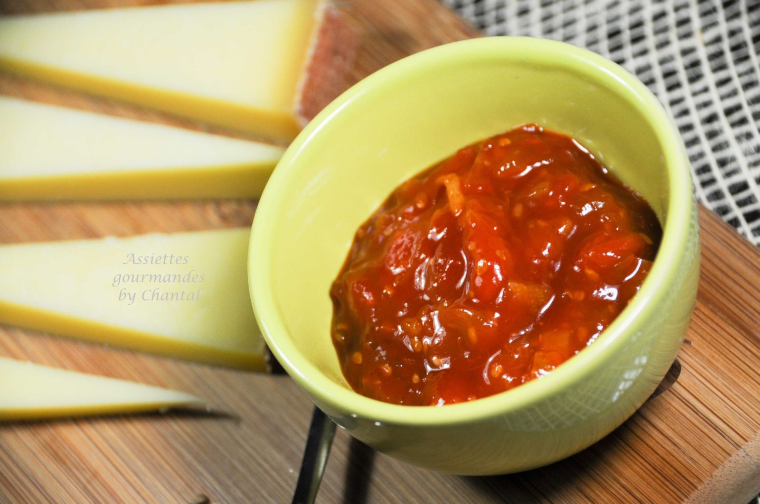 Chutney de tomates, gingembre et citron
