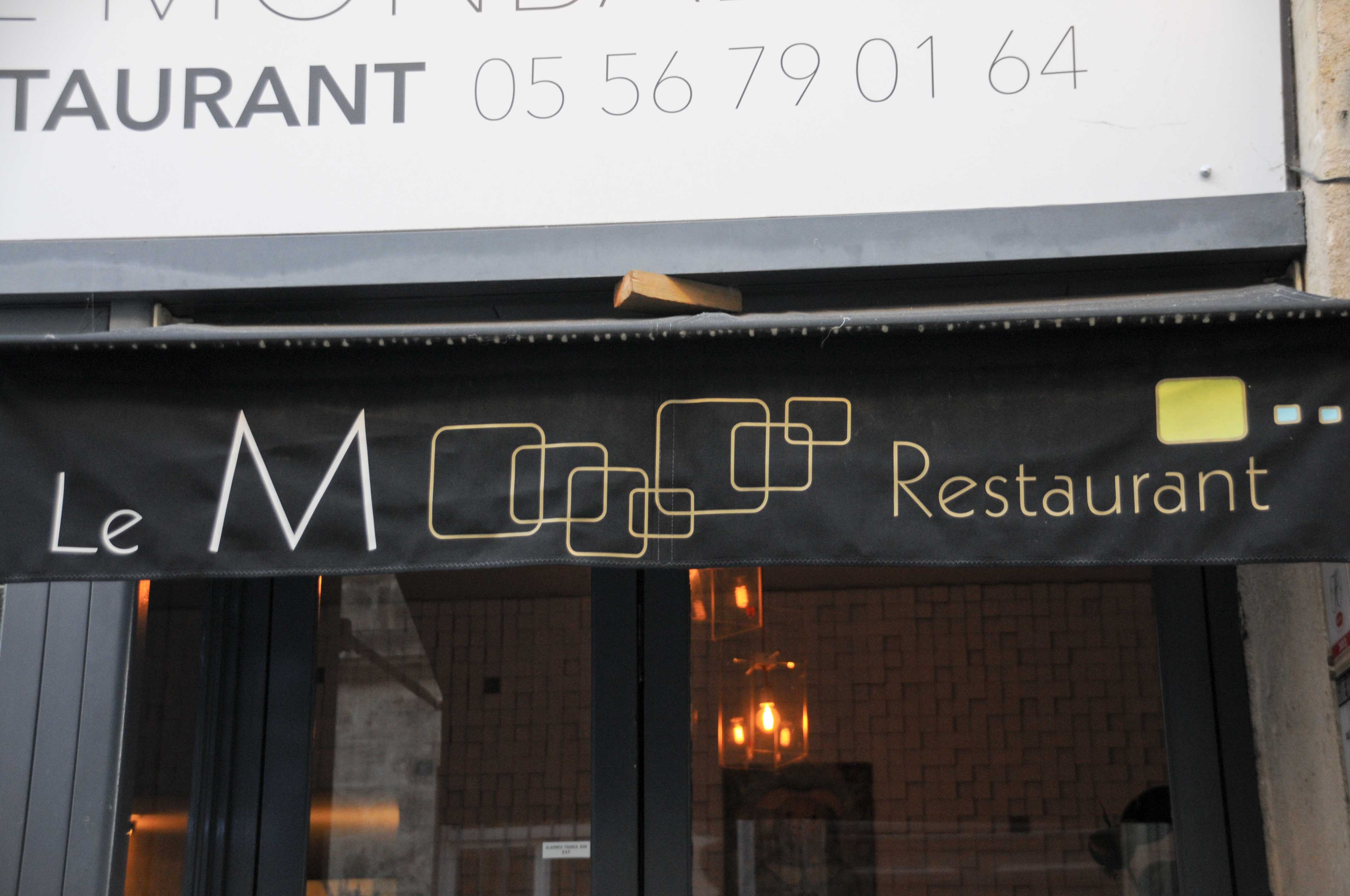 RESTAURANT le M - Bordeaux