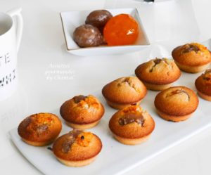 Financiers marron mandarine