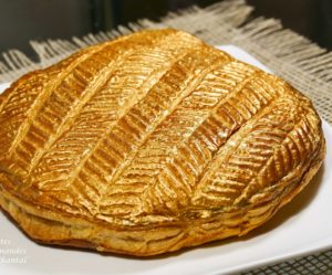 Galette frangipane marron, chocolat et noisette - Stéphane Corolleur