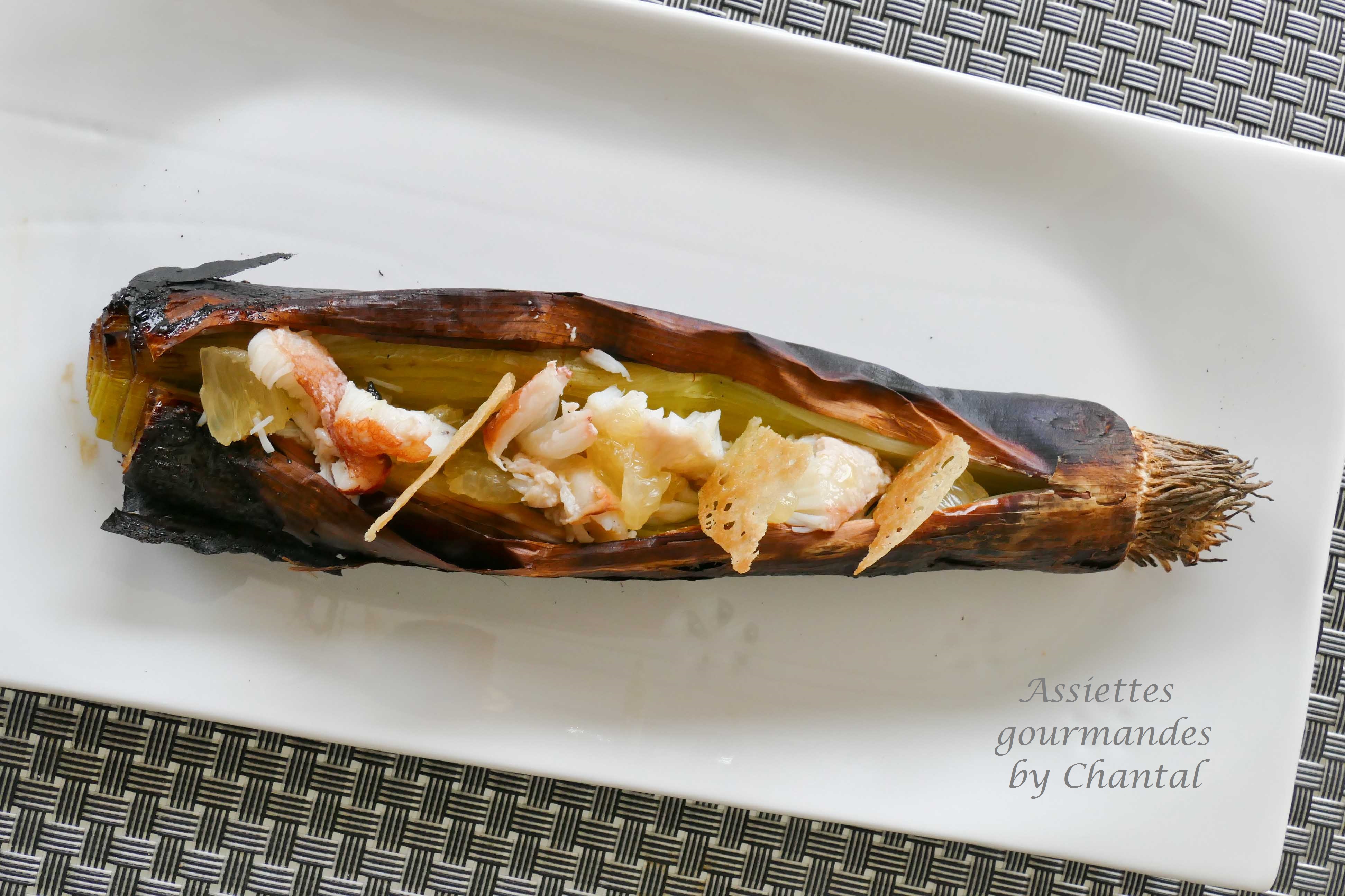 Poireaux vinaigrette à la manière d'Eric Frechon