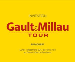 Gault & Millau Tour, à Bordeaux