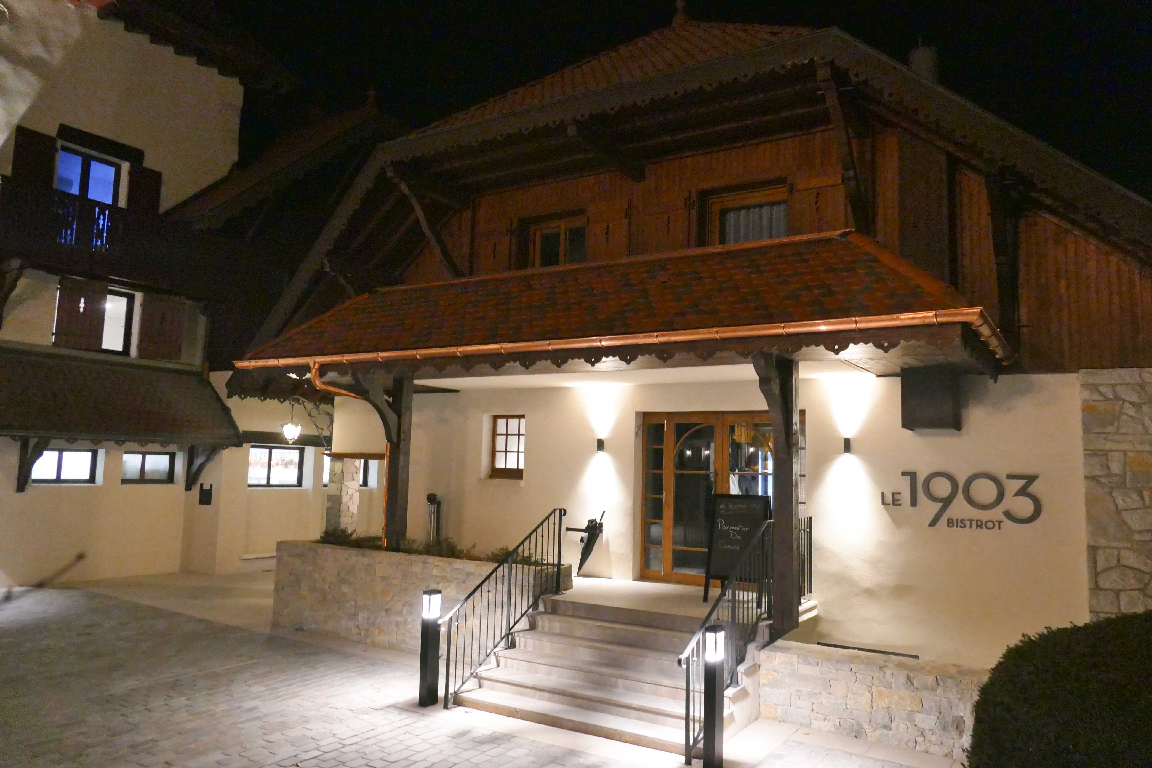 L'Auberge du Père Bise pour un dîner au 1903