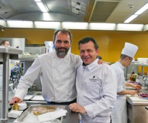 Dîner à 4 mains aux Sources de Caudalie, par Christophe Aribert et Nicolas Masse