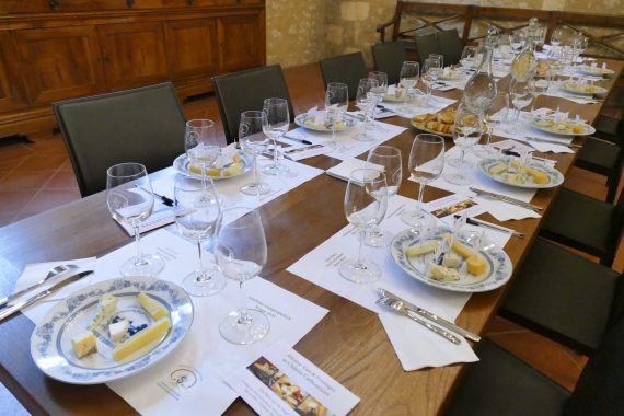 Atelier fromages et vins Château Carbonnieux