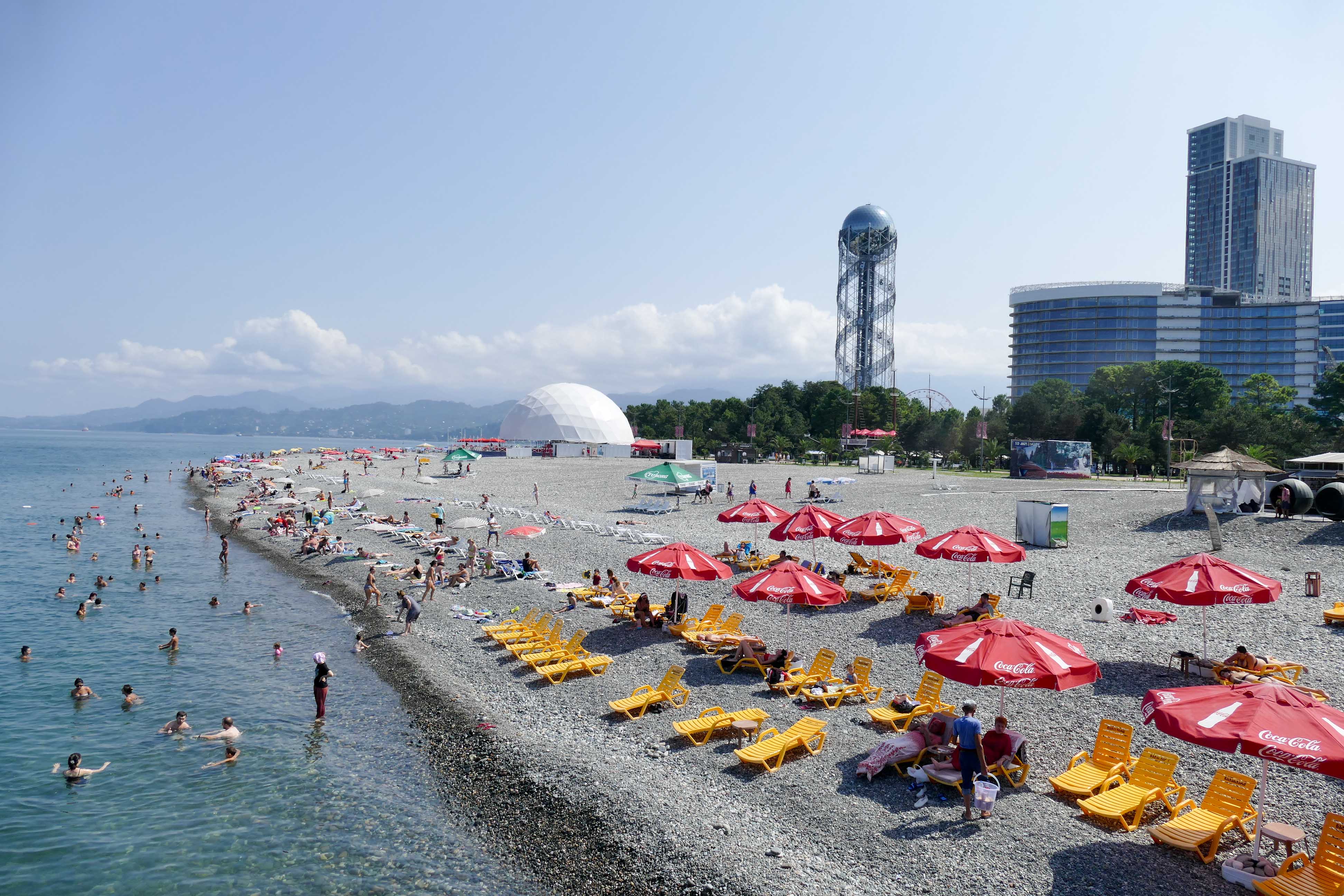 Get Partie theme de la plage de la ville Desktop Wallpaper Free
