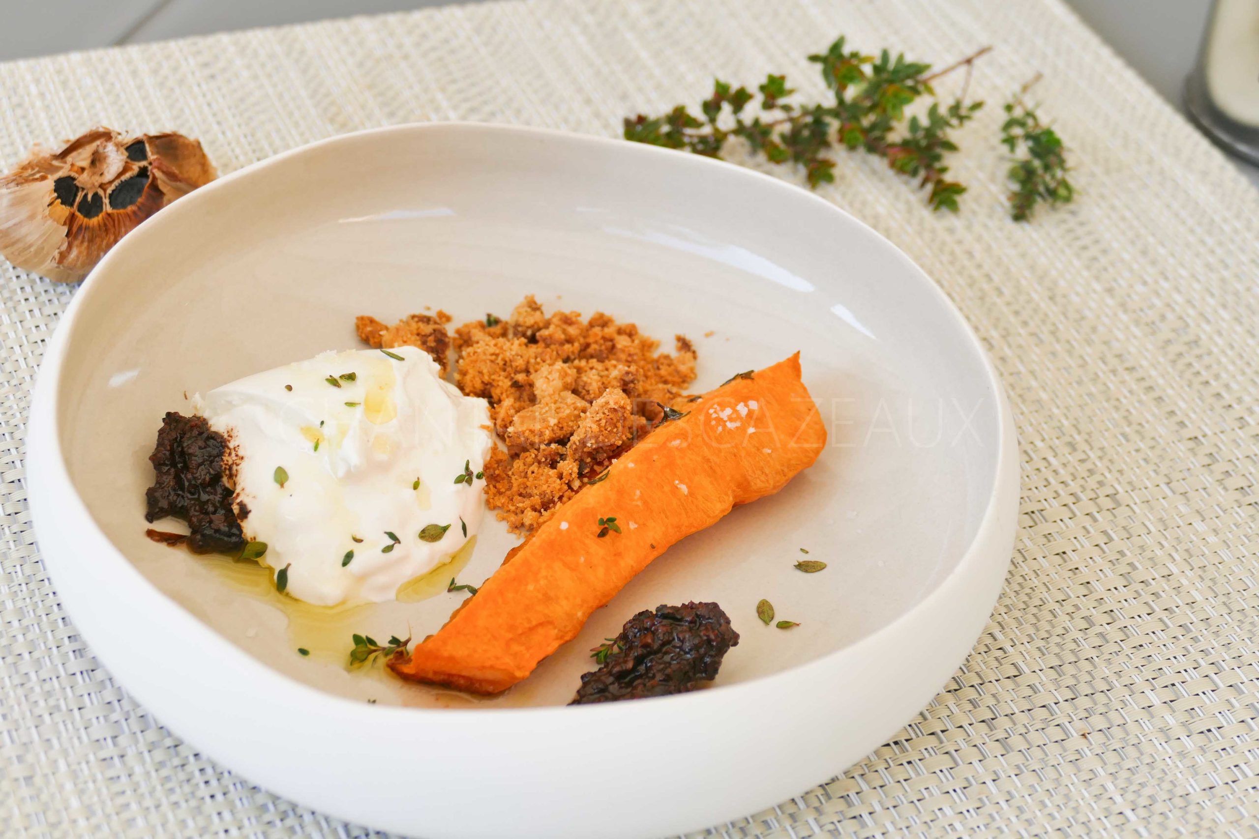 COURGES BUTTERNUT gratinées à la BURRATA – Casa Azzurra