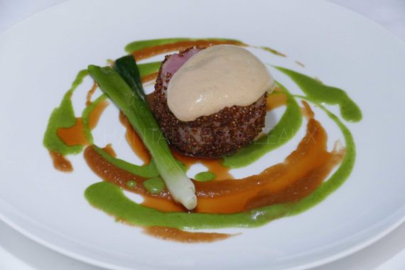 veau restaurant Origines Le Broc