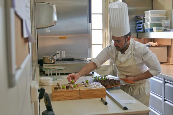 Stephane Corolleur Chef Patissier restaurant Lalique