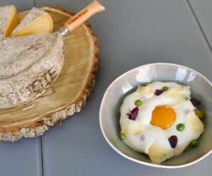 Œuf au sel et Tomme de Savoie IGP mousseuse