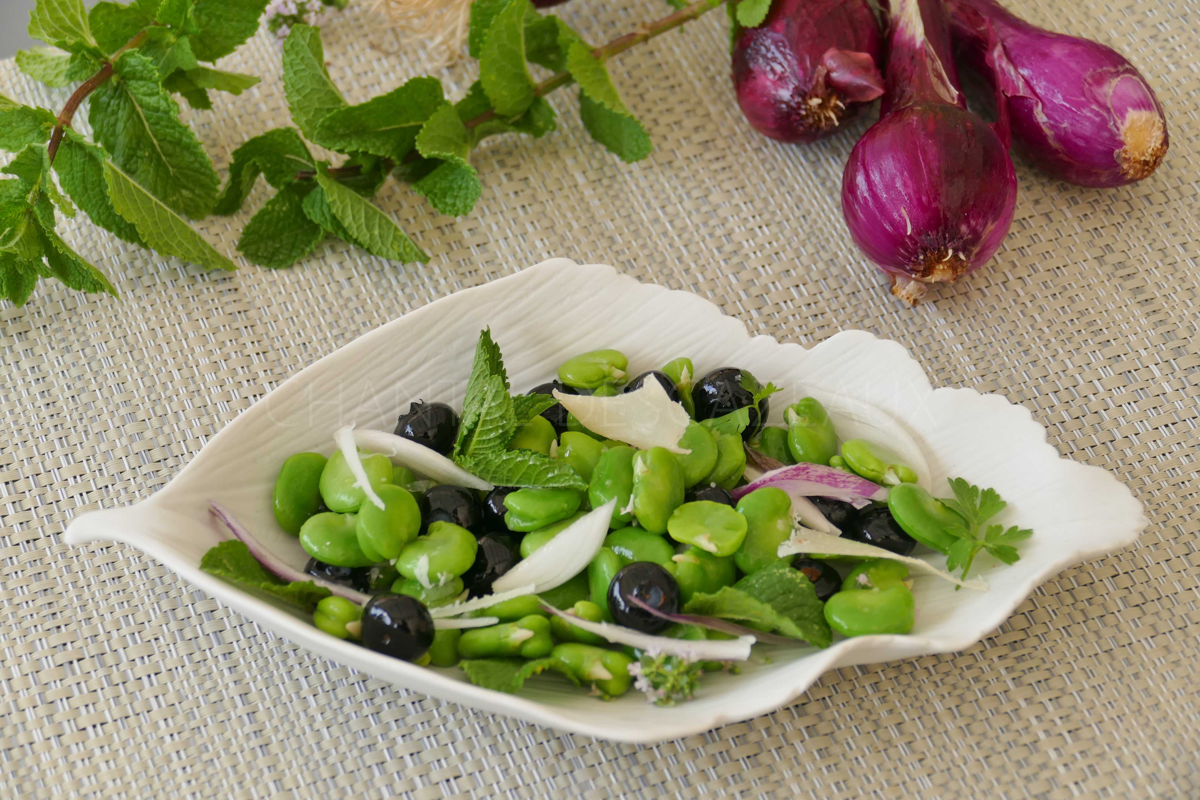 Salade fraîcheur aux Fèves fraîches - Alain Passard