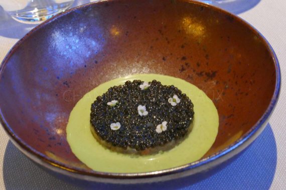 Menu Les Sources de Caudalie - Caviar