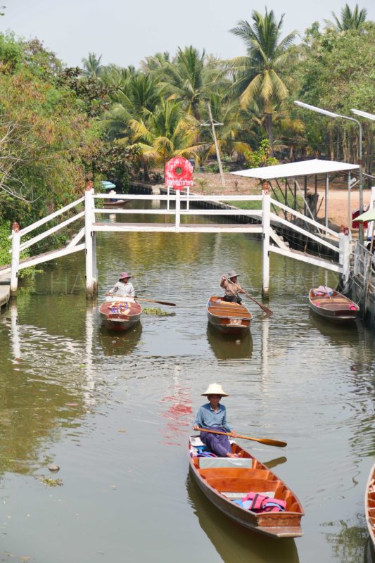 marché flottant Bangkok