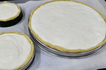 Tarte fromage blanc citron vert et gingembre