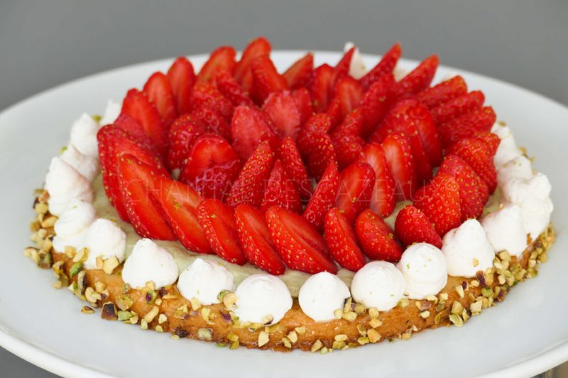 Tarte aux fraises et pistaches (47)