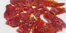 carpaccio de boeuf