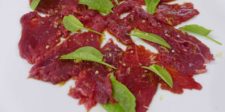 recette carpaccio de boeuf