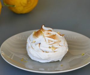 Dessert citron de Menton inspiré d'Alexis Lecoffre