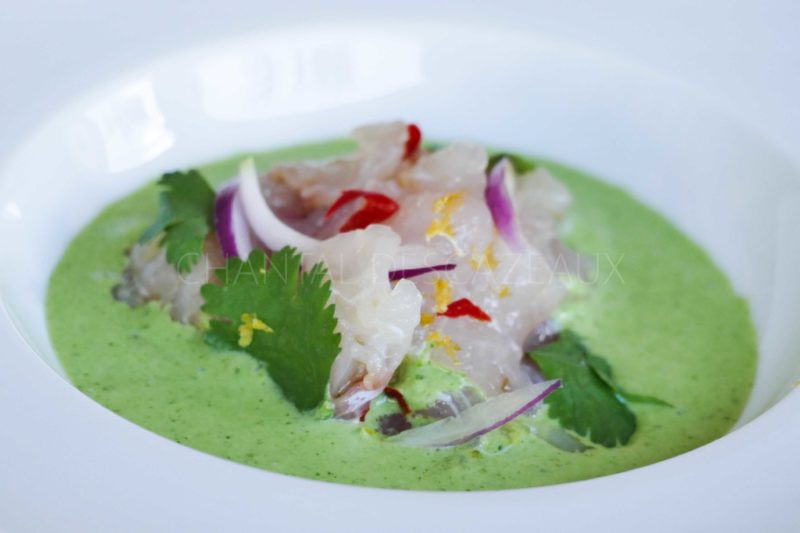 Ceviche daurade et Leche de Tigre - Recette Juan Arbelaez 