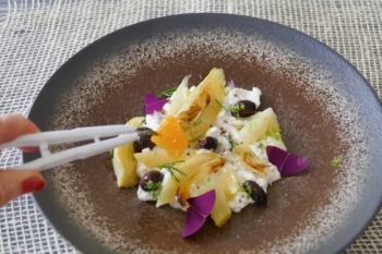 Fenouil confit à l'orange, Ricotta 