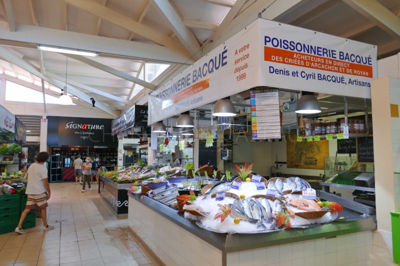 poissonnerie marché Cap Ferret