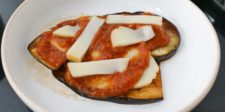 Aubergines scamorza