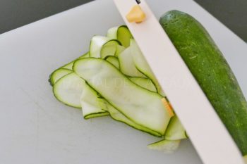 Courgettes mandoline