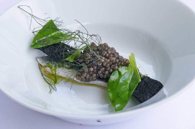 sardines caviar Pierre Gagnaire