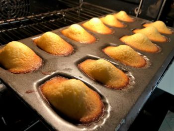 Cuisson des madeleines