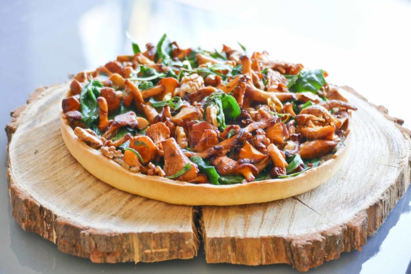 Tarte aux girolles