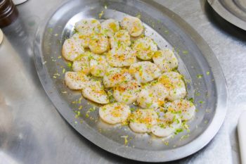 Carpaccio de Saint-Jacques - Recette de François Sauvêtre