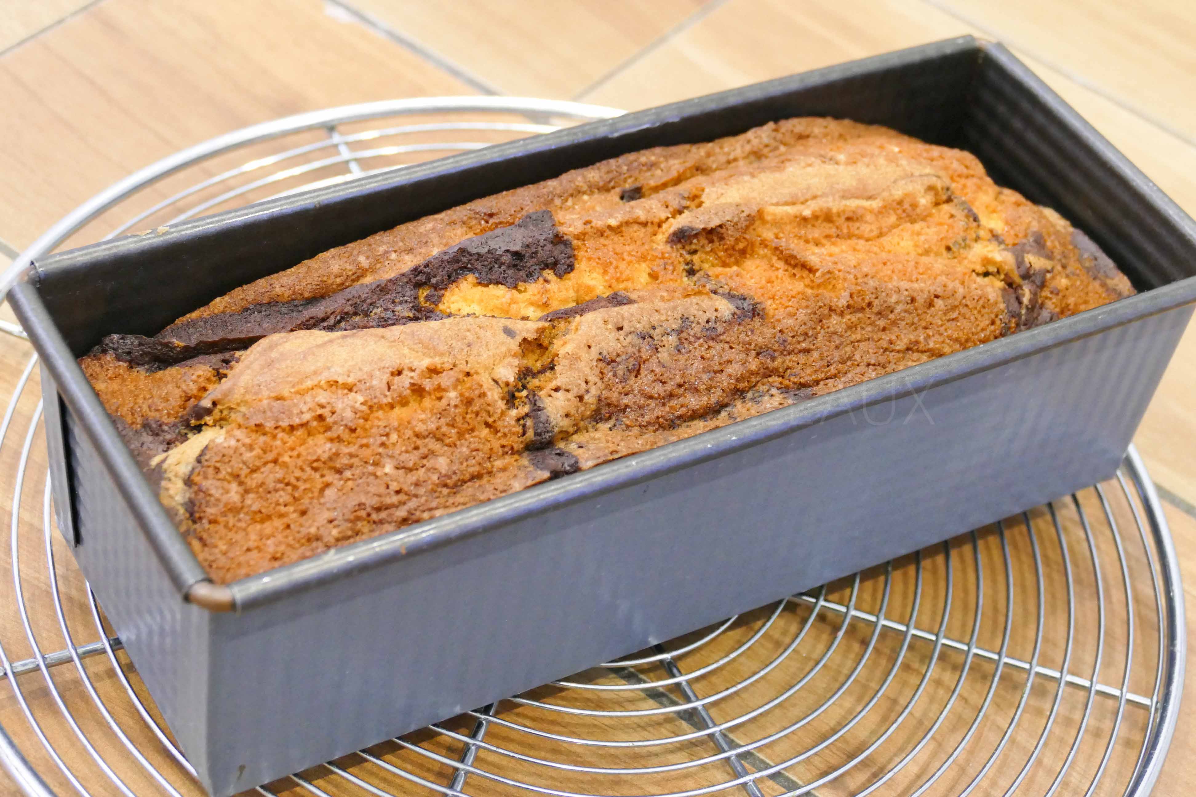 Cake Marbre Facon Savane Glacage Chocolat Au Lait Assiettes Gourmandes