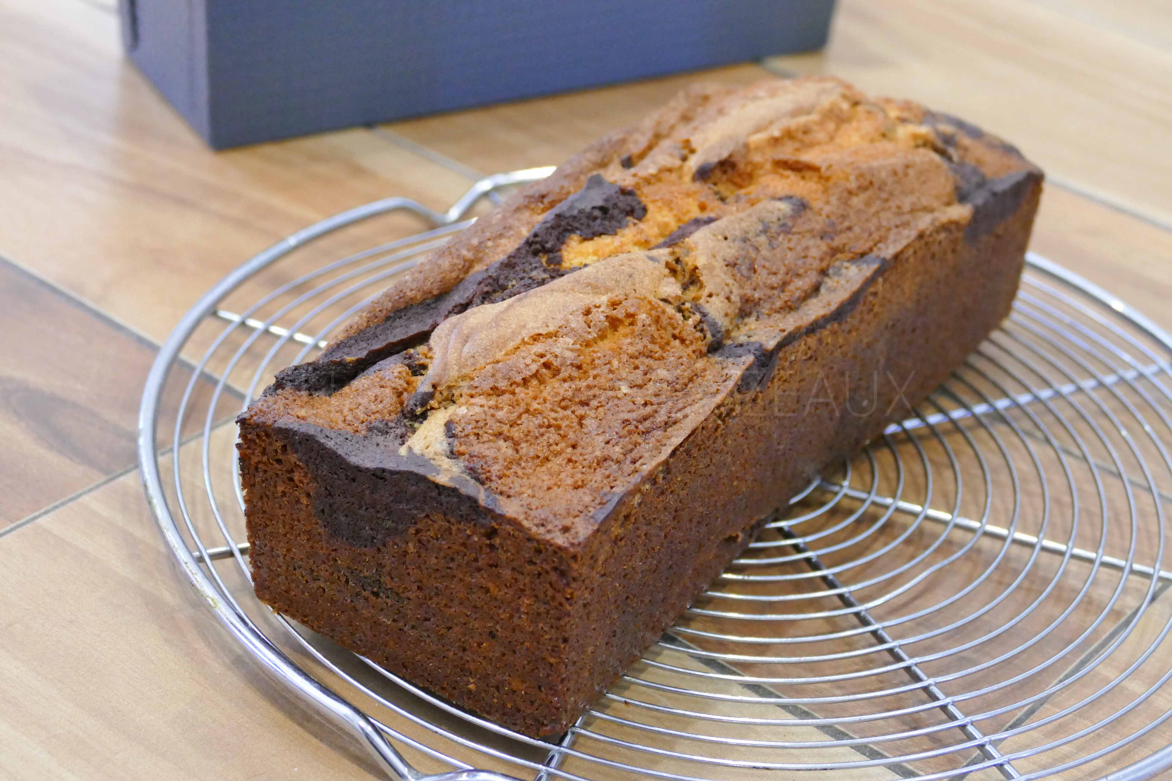 Cake Marbre Facon Savane Glacage Chocolat Au Lait Assiettes Gourmandes