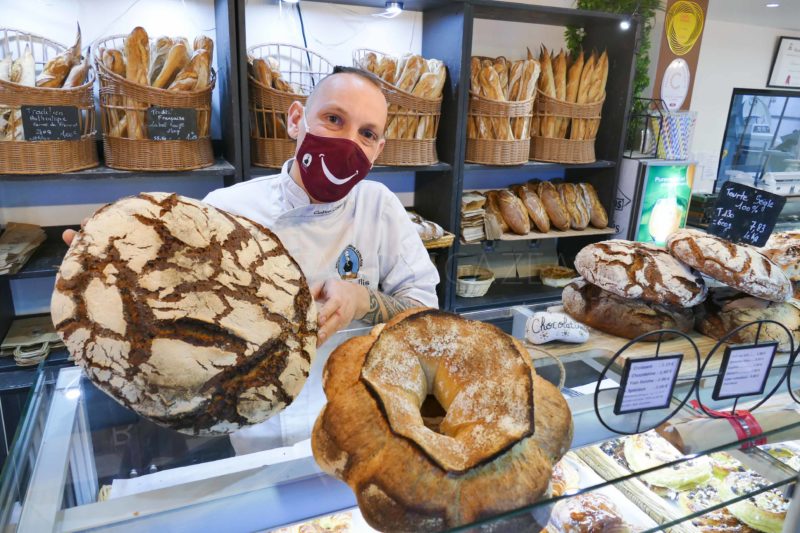 Tourte de seigle et couronne bordelaise - Boulangerie Le Bellis