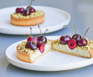 Tarte pistaches cerises