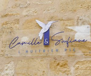 L'Huitrier Pie à Saint-Emilion : Camille Brouillard et Soufiane Assarrar