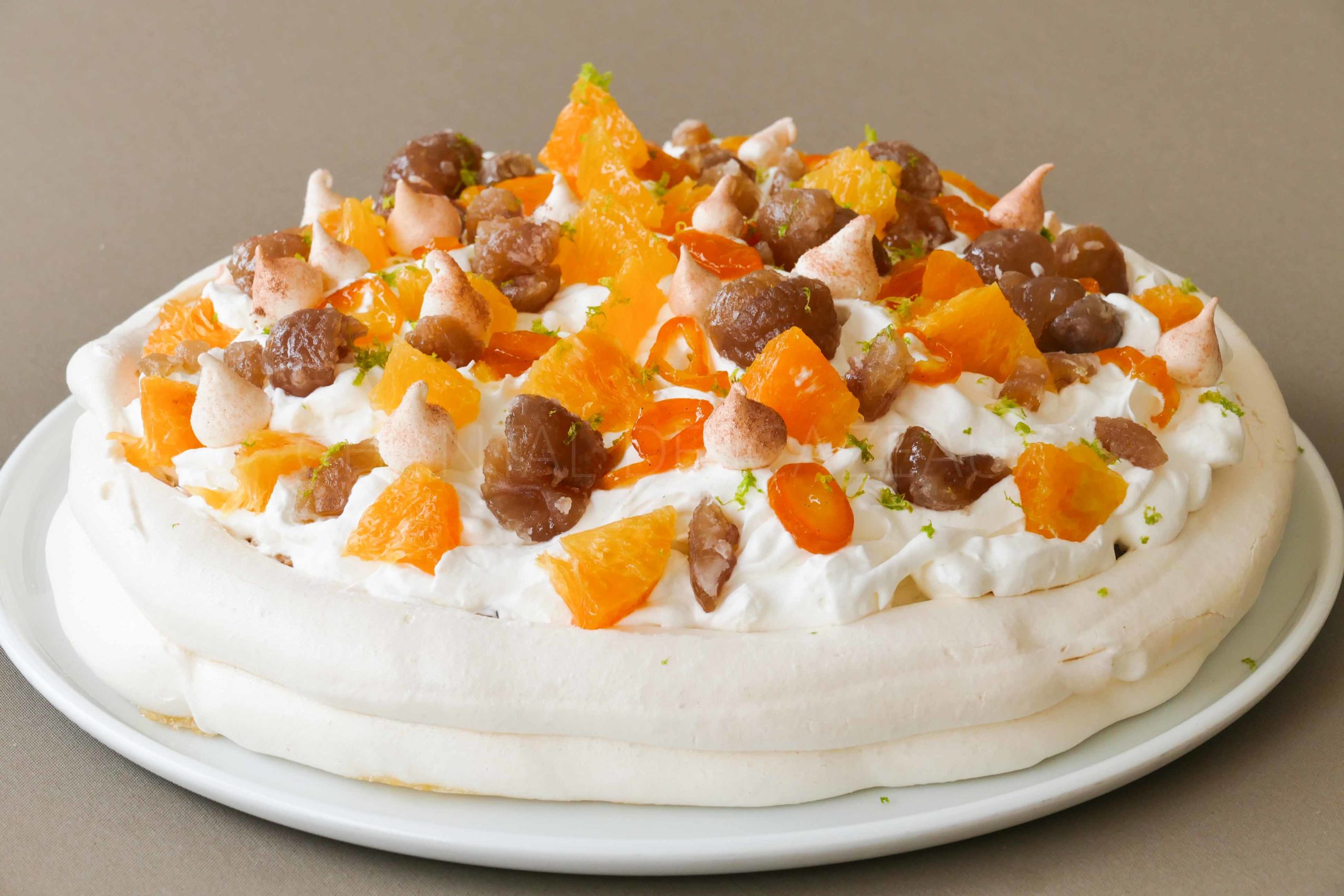 Recette Pavlova Marron Coco de Noël - Blog de