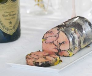 Foie gras mi-cuit au cacao