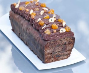 Cake chocolat orange, ganache et glaçage chocolat - Recette de Stéphane Corolleur