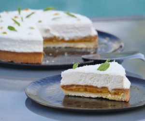 Tarte mangue, caramel cacahuètes, noix de coco... une recette de Stéphane Corolleur