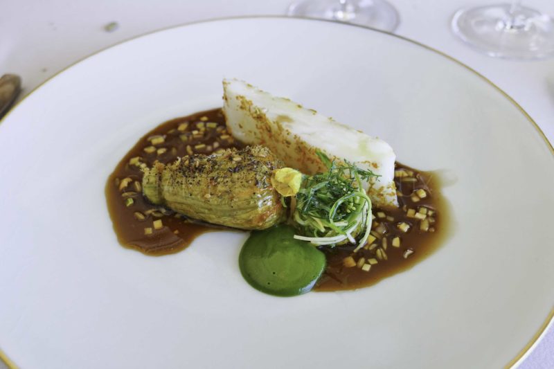 turbot fleur courgette