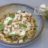 Salade de coco de Paimpol, baba ganoush, huile de coriandre
